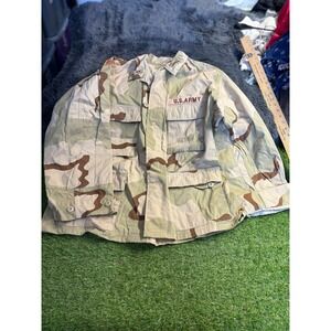 U.S. Army Camouflage Military Combat Jacket Desert Camo